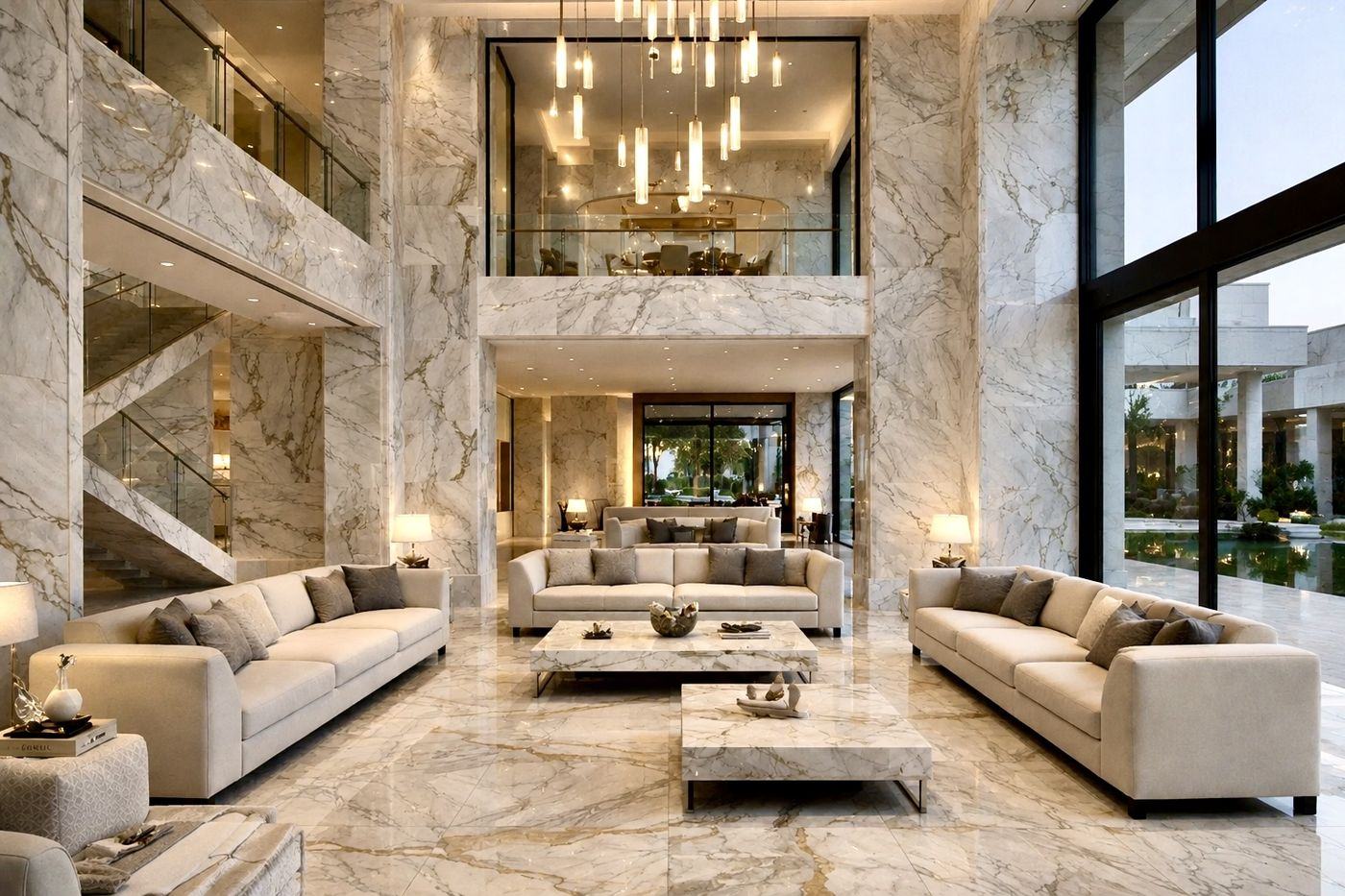 Calacatta Gold — bold gold veining on bright white